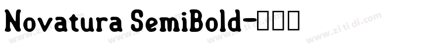 Novatura SemiBold字体转换